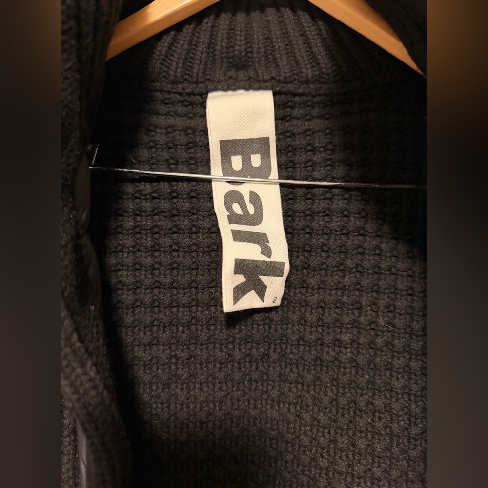 Bark Black and Gray Textured Jacket - Picture 4 of 4